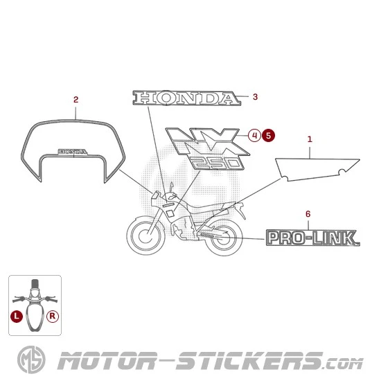 Honda NX250 DOMINATOR 1988