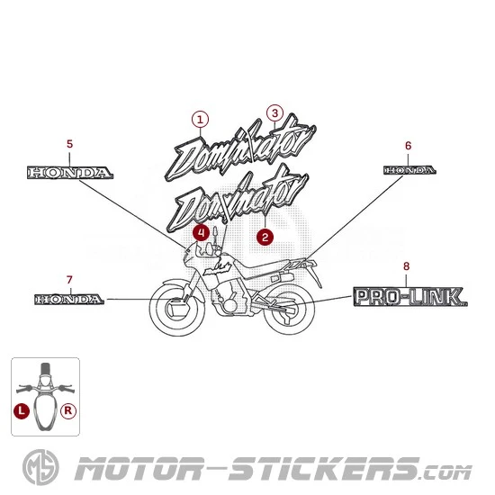 Honda NX 650 Dominator 1988
