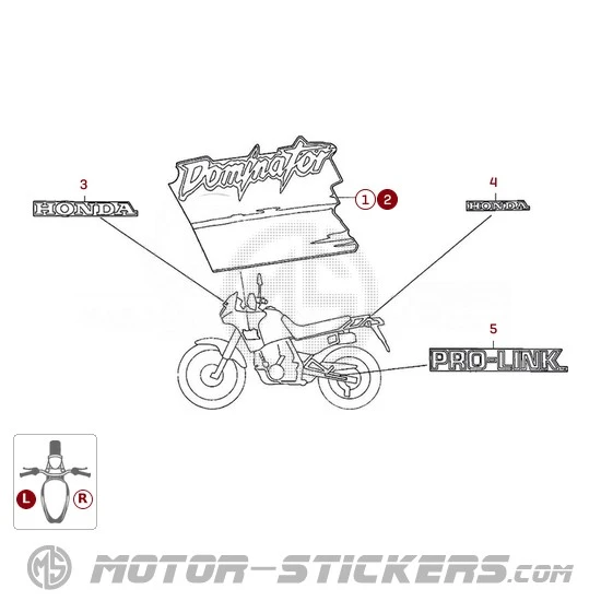 Honda NX 650 Dominator 1991