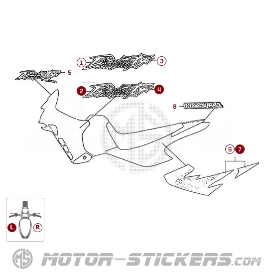 Honda NX 650 Dominator 1996