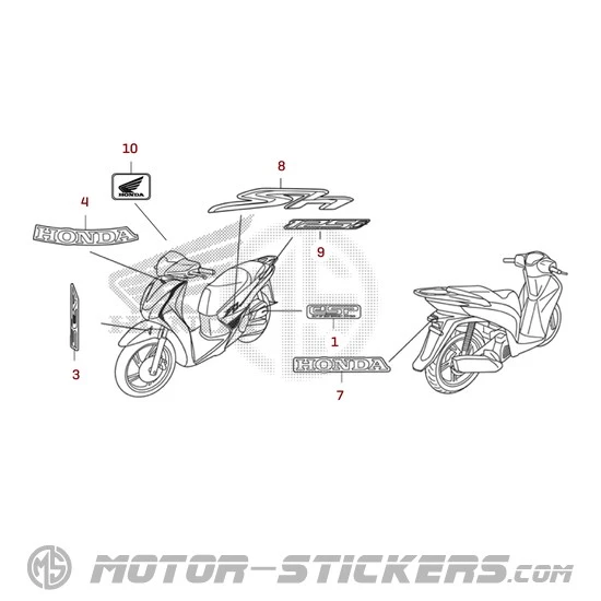 Honda SH125i 2013