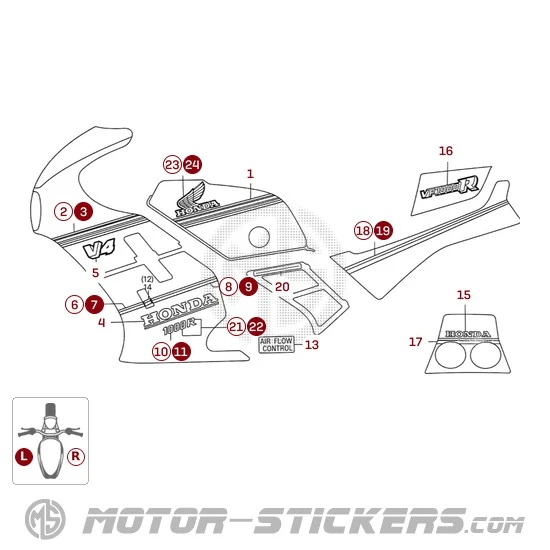 Honda VF1000 R 1986