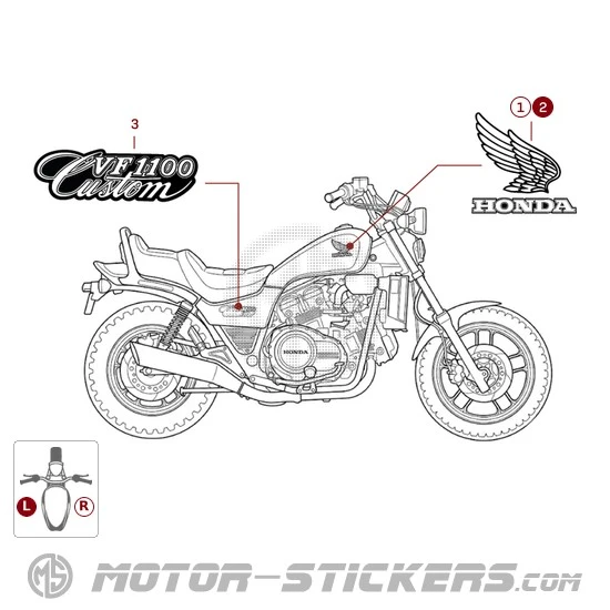 Honda VF1100C MAGNA Custom 1983