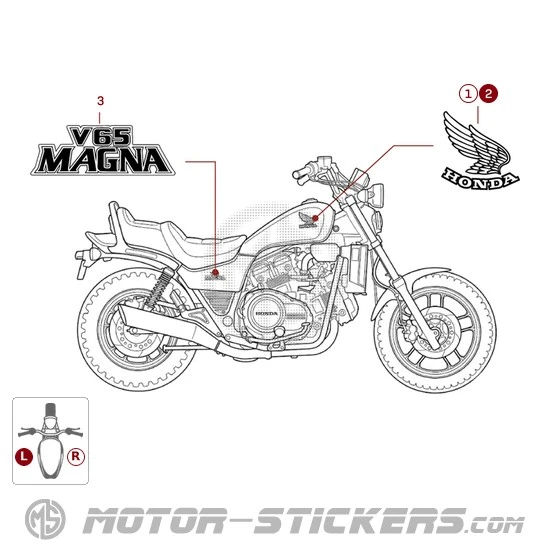 Honda VF1100C MAGNA 1986