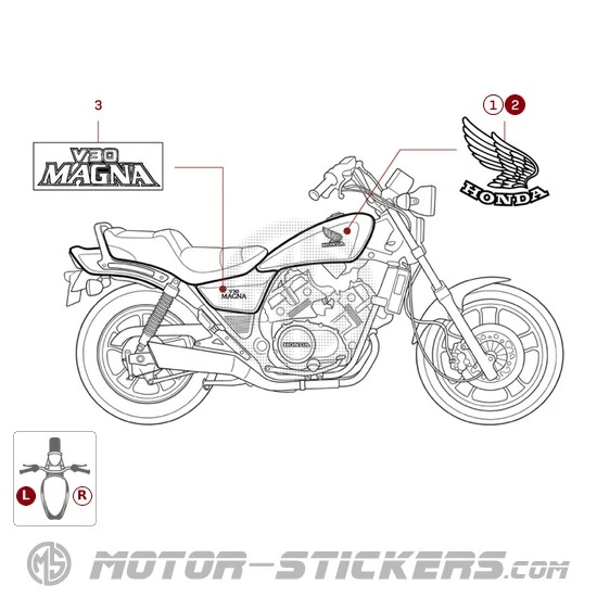 Honda VF500 C Magna 1985