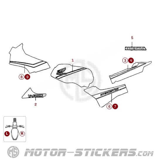 Honda VF500 F Interceptor 1985