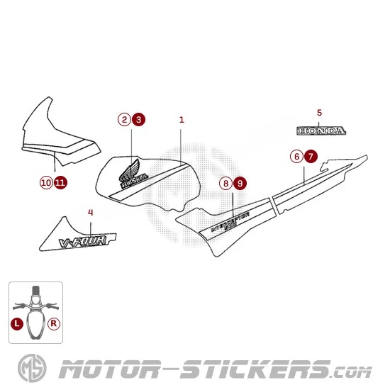 Honda VF500 F Interceptor 1986