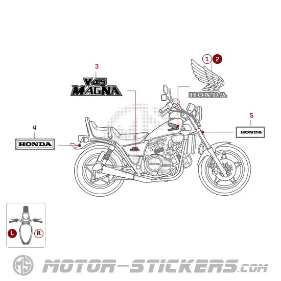 Honda VF750 C V45 Magna 1983