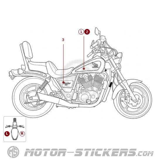 Honda VT1100 SHADOW 1985