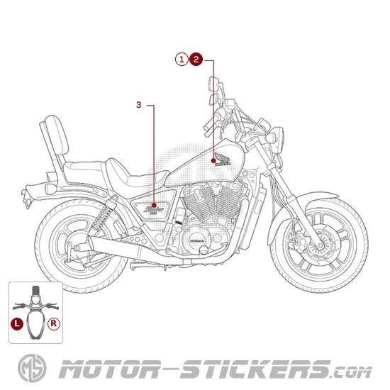 Honda VT1100 SHADOW 1986