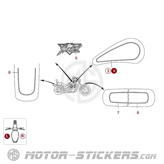 Honda VT1100 SHADOW 1992