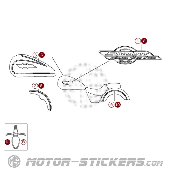 Honda VT1100 SHADOW ACE 1995