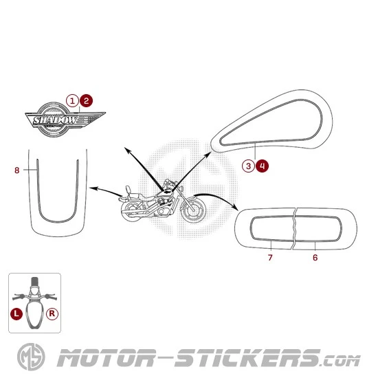 Honda VT1100 SHADOW 1995