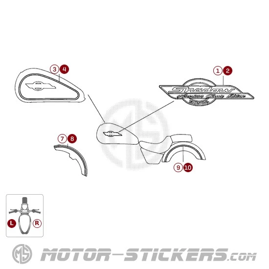 Honda VT1100 SHADOW ACE 1998