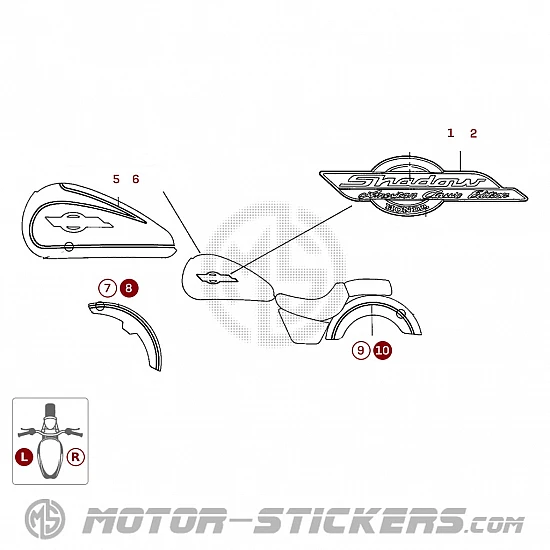 Honda VT1100 SHADOW ACE 1998