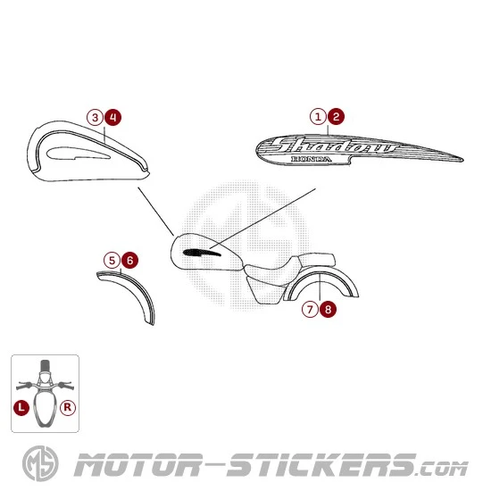 Honda VT1100 SHADOW Aero 1999