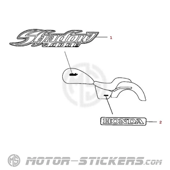 Honda VT1100 SHADOW Sabre 2002