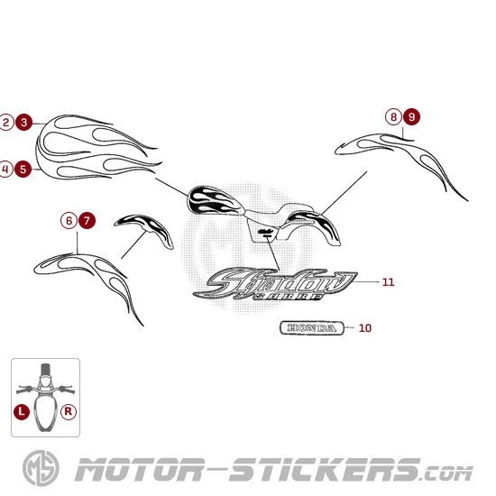 Honda VT1100 SHADOW Sabre 2002