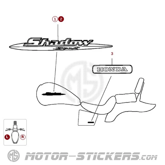 Honda VT1100 SHADOW Spirit 2007