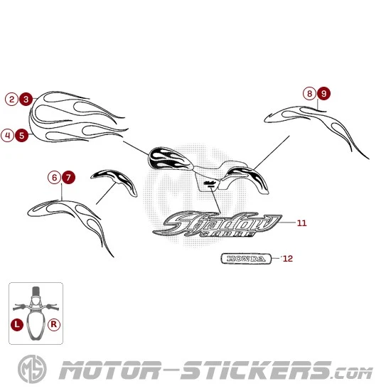 Honda VT1100 SHADOW Sabre 2007