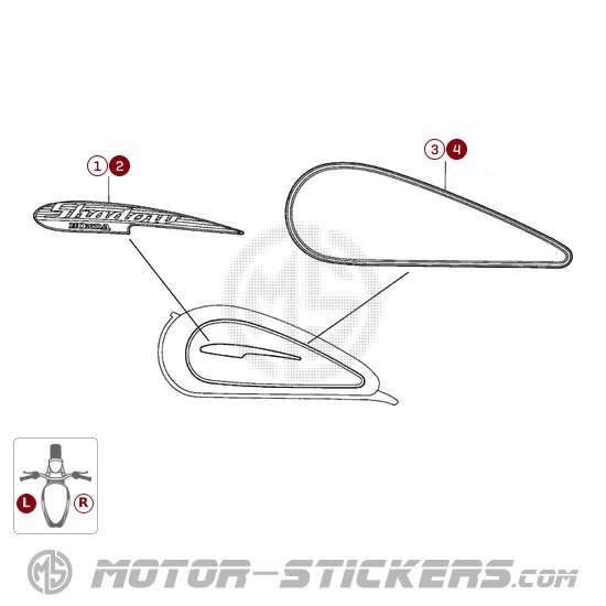Honda VT125C SHADOW 2001
