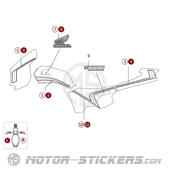 Honda VT500 E Euro 1983
