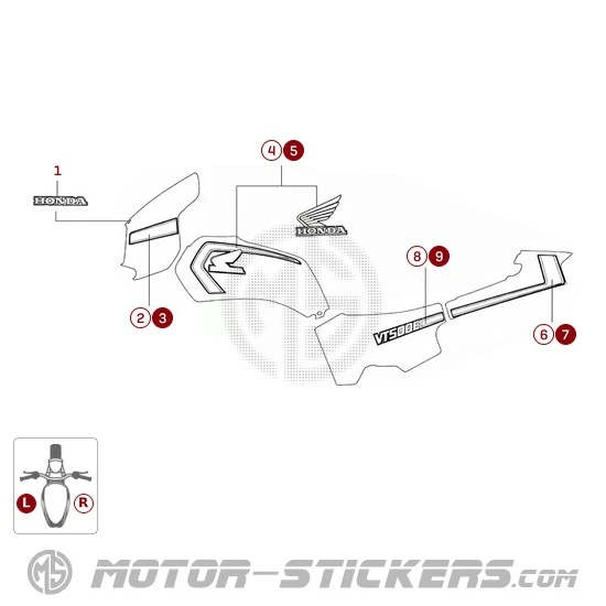 Honda VT500 E Euro 1985