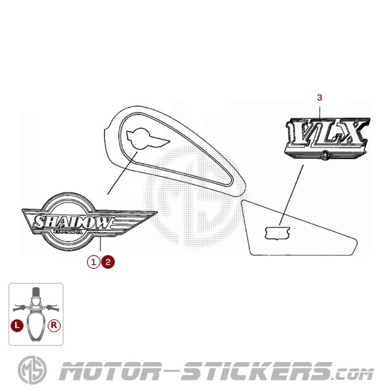 Honda VT600C SHADOW VLX 1993