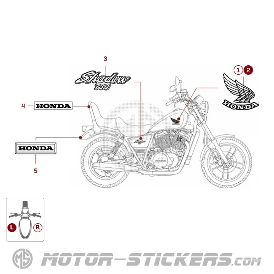 Honda VT750C SHADOW 1984