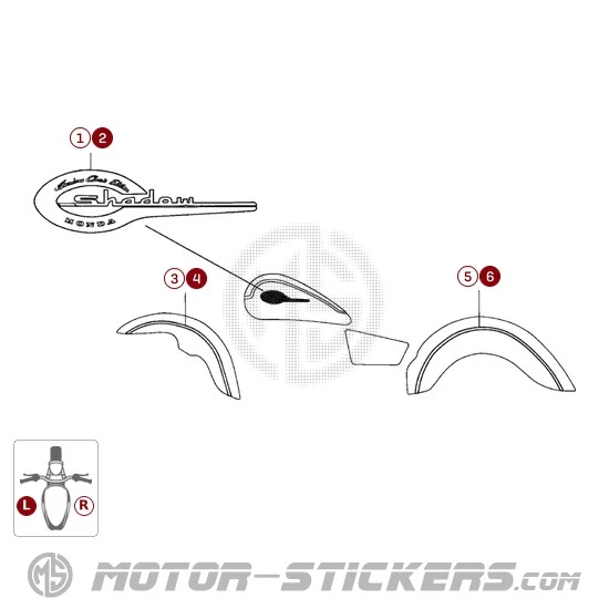 Honda VT750C SHADOW 1998