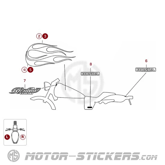 Honda VT750C SHADOW Spirit 2003