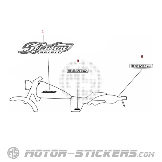 Honda VT750C SHADOW Spirit 2005