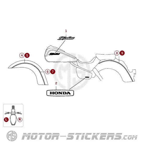 Honda VT750C SHADOW Aero 2006