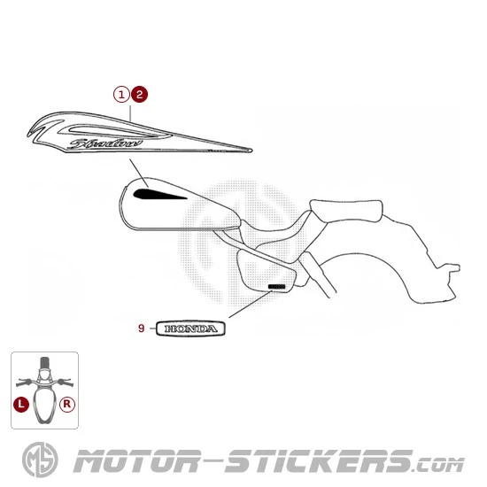 Honda VT750C SHADOW Aero 2010