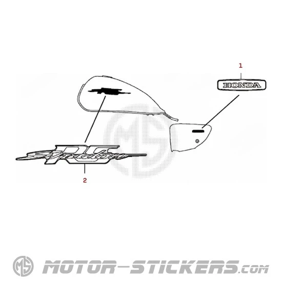 Honda VT750C SHADOW RS 2012