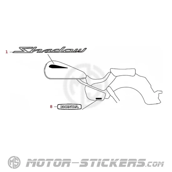 Honda VT750C SHADOW Aero 2012