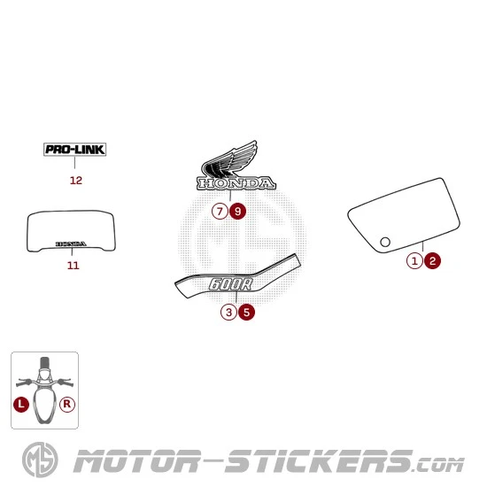 Honda XL600R RG 1986