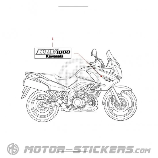 Kawasaki KLV1000 2005