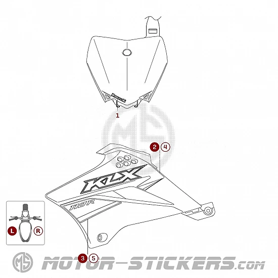 Kawasaki KLX 110R 2022