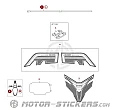 Kawasaki NINJA 1100SX | ZX1100 2026 - Naklejki opcjonalne