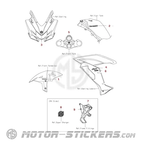 Kawasaki NINJA H2 | ZX1000 SX 2020