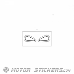 Kawasaki W230 2026 - Naklejki opcjonalne