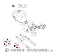 Kawasaki Z500 | ER500 2026 - Naklejki ostrzegawcze