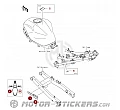 Kawasaki Z500 | ER500 2026 - Naklejki ostrzegawcze