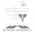 Kawasaki Z650 | ER650 2026 - Naklejki opcjonalne