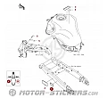 Kawasaki Z 900 2025 - Naklejki ostrzegawcze