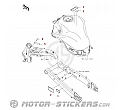 Kawasaki Z 900 2026 - Étiquettes d'avertissement