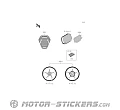 Kawasaki Z E-1 2025 - Pegatinas opcionales