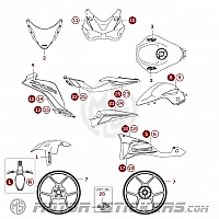 Kawasaki ZX-6R 2025 decals