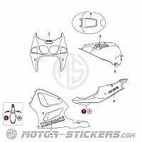 Kawasaki ZX-7R 1997 decals